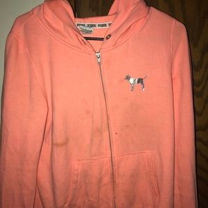 Pink Victoria’s Secret hoodie